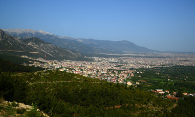 Fototapeta na wymiar A view from Denizli, Turkey