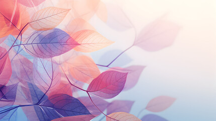 Wallpapers that are watercolors and gouache on a pink background.,,
Pattern of beautiful leaves