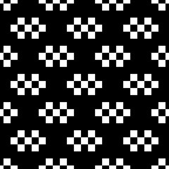 Seamless pattern. Squares illustration. Quadrangles backdrop. Tiles wallpaper. Geometric background. Ethnic motif. Digital paper, textile print, web design, abstract. Checks ornament. Vector artwork.