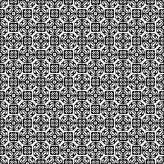 Black seamless abstract pattern. Overlay for background and backdrop. Ornamental design. PNG graphic illustration with transparent background.