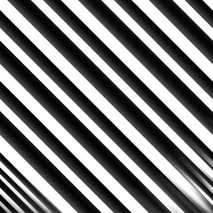 Black and white striped abstract background overlay. Motion effect. PNG graphic illustration with transparent background.