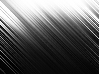Black and white striped abstract background overlay. Motion effect. PNG graphic illustration with transparent background.