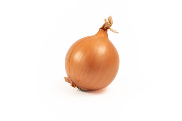 Onion on a white background