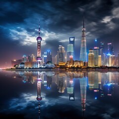 Shanghai_Skyline_Night_View