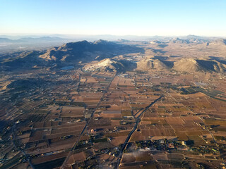 Aerial view of Spain landscape - 713506685