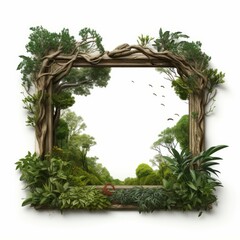 Obraz premium Forest Picture in Picture Frame