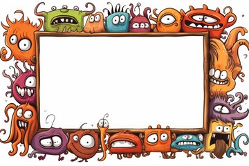 Cartoon Monster Picture Frame