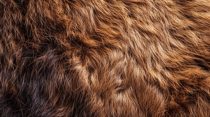 Naklejka premium The details of the texture of beaver wool, captured in the photograph, invite to enjoy its natural