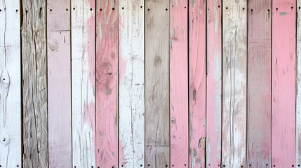 Pink wooden wall