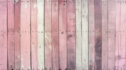 Pink wooden wall