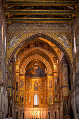 Monreale Cathedral Interior Mosaic
