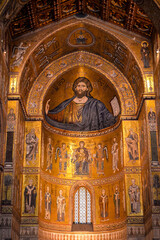 Obraz premium Monreale Cathedral Interior Mosaic