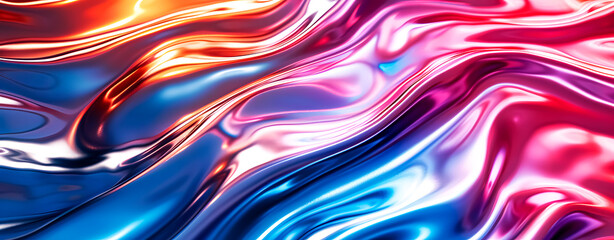 Abstract liquid metal background of soft mercury colors	