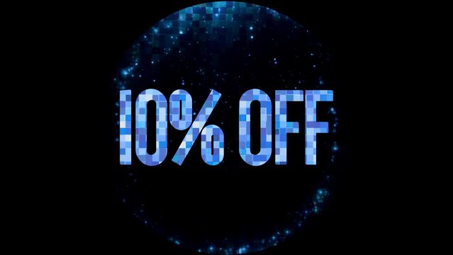 Bonus 10% OFF Promotion Letter Logo Videos