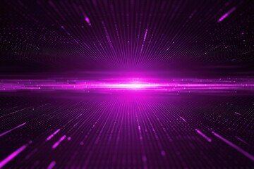 Vivid Purple Sparks: Illuminating the Darkness with Energetic Light Lines and Electric Color Harmony