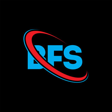 BFS logo. BFS letter. BFS letter logo design. Initials BFS logo linked with circle and uppercase monogram logo. BFS typography for technology, business and real estate brand.