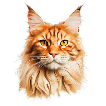 Mainecoon Cat Clipart