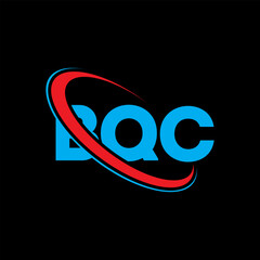 BQC logo. BQC letter. BQC letter logo design. Initials BQC logo linked with circle and uppercase monogram logo. BQC typography for technology, business and real estate brand.