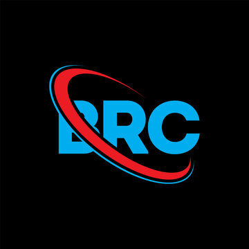 BRC logo. BRC letter. BRC letter logo design. Initials BRC logo linked with circle and uppercase monogram logo. BRC typography for technology, business and real estate brand.