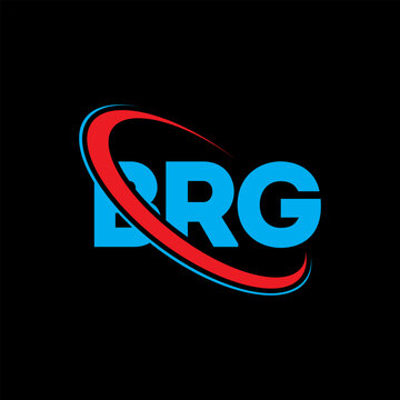 BRG logo. BRG letter. BRG letter logo design. Initials BRG logo linked with circle and uppercase monogram logo. BRG typography for technology, business and real estate brand.
