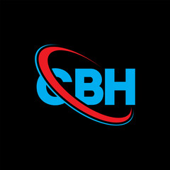 CBH logo. CBH letter. CBH letter logo design. Intitials CBH logo linked with circle and uppercase monogram logo. CBH typography for technology, business and real estate brand.