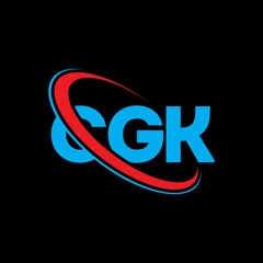 CGK logo. CGK letter. CGK letter logo design. Initials CGK logo linked with circle and uppercase monogram logo. CGK typography for technology, business and real estate brand.