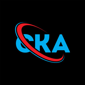 CKA logo. CKA letter. CKA letter logo design. Initials CKA logo linked with circle and uppercase monogram logo. CKA typography for technology, business and real estate brand.