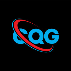 CQG logo. CQG letter. CQG letter logo design. Initials CQG logo linked with circle and uppercase monogram logo. CQG typography for technology, business and real estate brand.
