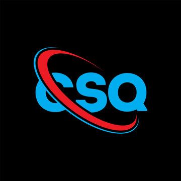 CSQ logo. CSQ letter. CSQ letter logo design. Initials CSQ logo linked with circle and uppercase monogram logo. CSQ typography for technology, business and real estate brand.