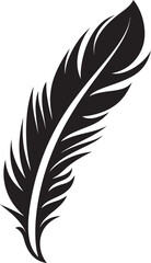 Ethereal Elegance Skyward Plume Emblem Aerial Ascent Feathered Vector Symbol