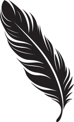 Feathered Odyssey Floating Plume Icon Winged Whispers Bird Feather Symbol