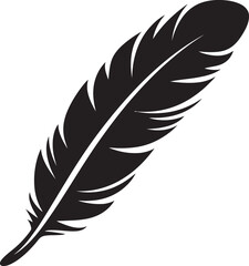 Obraz premium Whispering Wings Floating Emblem Ethereal Elegance Skyward Plume Design