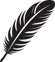 Celestial Quill Vector Winged Symphony Feathered Flourish Skyward Emblem