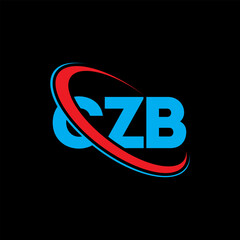 CZB logo. CZB letter. CZB letter logo design. Initials CZB logo linked with circle and uppercase monogram logo. CZB typography for technology, business and real estate brand.
