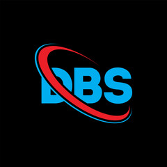 DBS logo. DBS letter. DBS letter logo design. Intitials DBS logo linked with circle and uppercase monogram logo. DBS typography for technology, business and real estate brand.