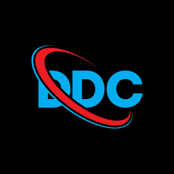 DDC logo. DDC letter. DDC letter logo design. Initials DDC logo linked with circle and uppercase monogram logo. DDC typography for technology, business and real estate brand.