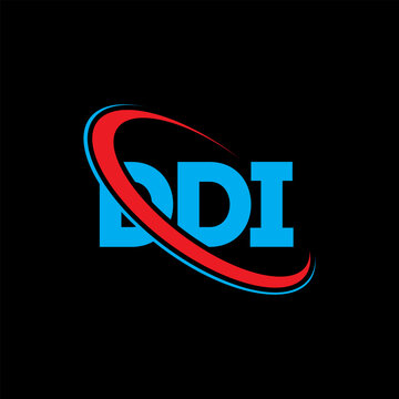 DDI logo. DDI letter. DDI letter logo design. Initials DDI logo linked with circle and uppercase monogram logo. DDI typography for technology, business and real estate brand.