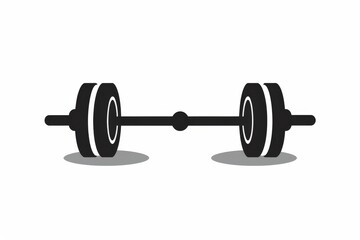 Gym dumbbell icon .Weights for training
