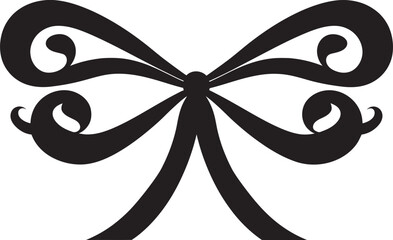 Celestial Serenade Gift Bow Icon Ribbon Radiance Bowed Surprise Emblem