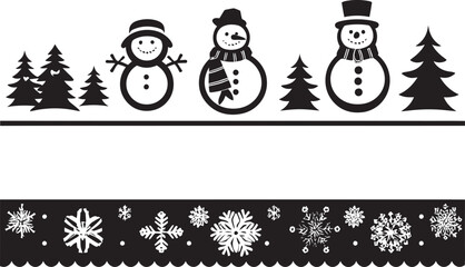 Yuletide Elegance Decorative Card Icon Whimsical Wonderland Vector Logo Symphony