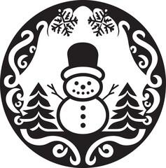 Peppermint Perfection Christmas Card Icon Tinsel Temptations Decorative Element Symphony