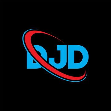 DJD logo. DJD letter. DJD letter logo design. Initials DJD logo linked with circle and uppercase monogram logo. DJD typography for technology, business and real estate brand.