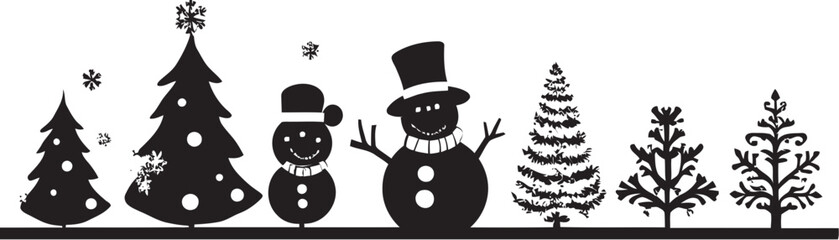 Jingle Bell Jests Christmas Emblem Design Festive Foliage Vector Decorative Element