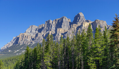 Castle Mountain, Banff National Park, Alberta, Canada