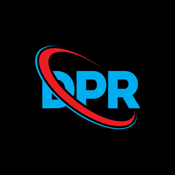 DPR logo. DPR letter. DPR letter logo design. Initials DPR logo linked with circle and uppercase monogram logo. DPR typography for technology, business and real estate brand.