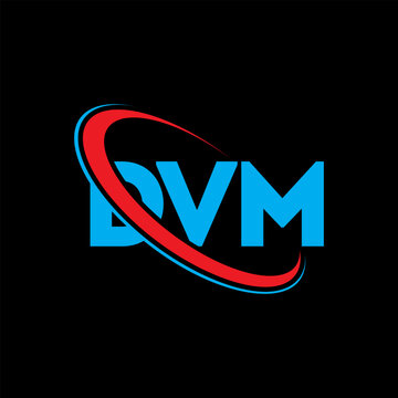 DVM logo. DVM letter. DVM letter logo design. Initials DVM logo linked with circle and uppercase monogram logo. DVM typography for technology, business and real estate brand.