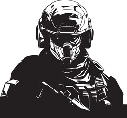 Neural Nexus Bio Sync Battler Soldier Vector Electric Warlord Tactical Technophile Emblem