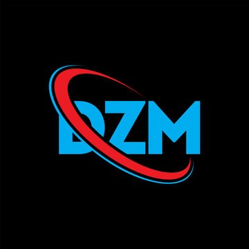 DZM logo. DZM letter. DZM letter logo design. Initials DZM logo linked with circle and uppercase monogram logo. DZM typography for technology, business and real estate brand.
