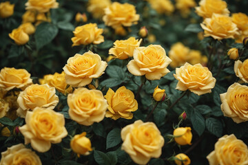 yellow roses background	

