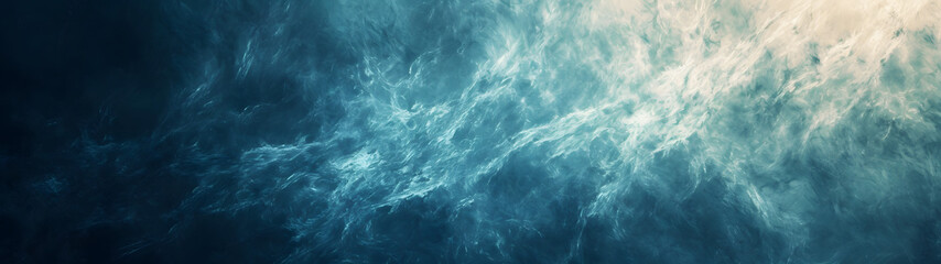 Vast Expanse of Water Embraced by Clouds